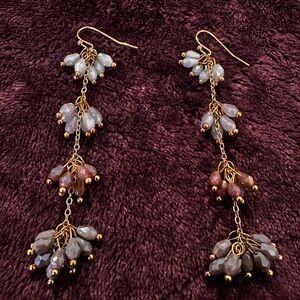 Gorgeous Ombré Lavender Earrings from a Boutique